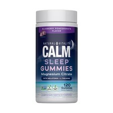 Natural Vitality Sleep Gummies  Magnesium, Melatonin  L-Theanine ... Fast Ship