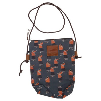 Play-Works, Umhängetasche, Unisex (Erwachsene), Grau/Orange/Weiß, 17, 5 #OSR