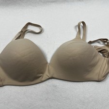 Wacoal Bra 36B Beige Padded Wireless Style 852189