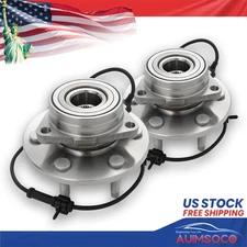 Pair 2 Front Wheel Bearing Hub 4WD for 1999-2006 Chevy Silverado GMC Sierra 1500