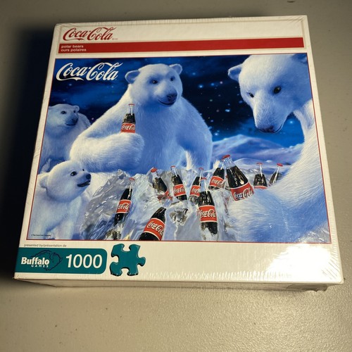 Coca Cola Eisbären Puzzle 1000 Teile Buffalo Games Holiday Collection 2009