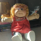 Cabbage Patch Kids Play Doll Signed Xavier Roberts 1982 Blonde Yarn Hair