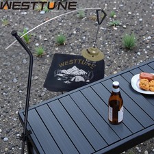 Portable Folding Lamp Stand with 360  Adjustable Hook for Outdoor Camping