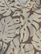 Malibu Men s Short Set 3X Cream And Tan Casual