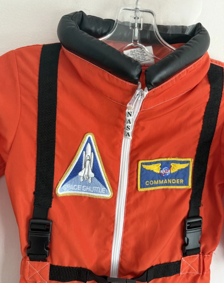 DISFRAZ HALLOWEEN - NASA Astronauta Naranja Niños Talla 4-6 Años Foto 4 de 4
