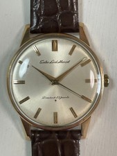 Seiko Lord Marvel 23 Jewels Gold Manual Winding Mens Watch Authentic Working