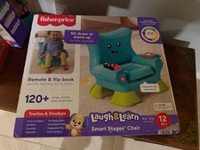Fisher-Price Laugh and Learn Smart Stages Chair W/ Remote Flip Book 12m