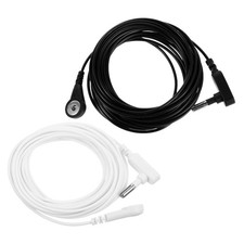 2pcs Replacement Grounding Cable: Reusable Plastic Earthing Cords For Mats