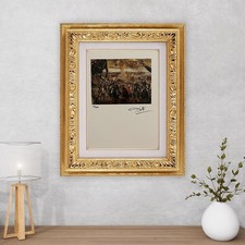 Salvador Dal&iacute; Original signed Lithograph, COA and Appraisal for $3,500 USD.*