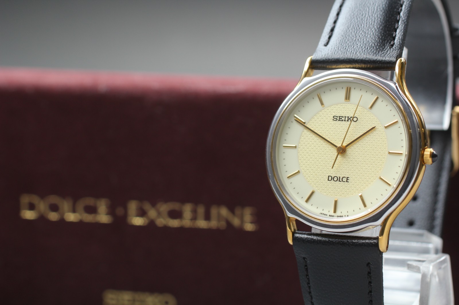Vintage 1998[N MINT/Box] SEIKO DOLCE 5E61-0A20 Men's … - Gem