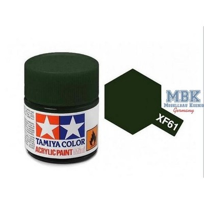 TAMIYA XF61 XF61 Dark Green - Dunkel Grün