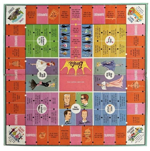 Juego de mesa vintage Barbie reina del baile de graduación original 1961 Mattel mayormente completo - Imagen 5 de 9