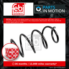Coil Spring fits RENAULT MEGANE Mk3 1.6 Front 2008 on Suspension 540100023R Febi