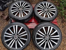 VW PASSAT B7 SPORT 4 X 17" ALLOY WHEELS 10-15 + tyres
