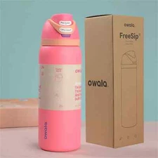 Owala FreeSip 32oz Stainless Steel Insulated Water Bottle -Light Pink/Pink