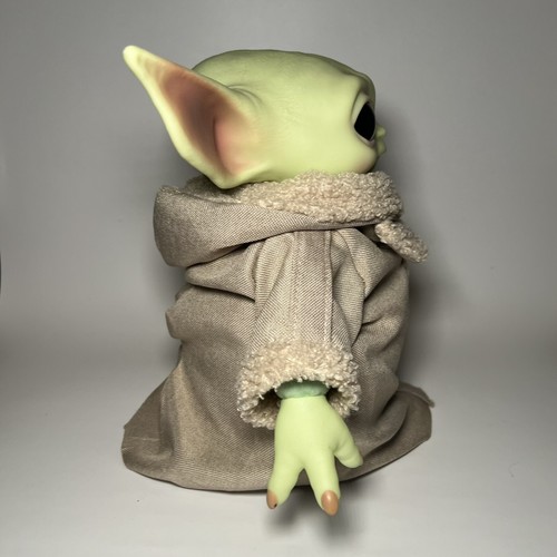 Star Wars Mandalorian The Child Grogu Baby Yoda 12" Plush Vinyl Head Toy 2020 - Picture 3 of 7