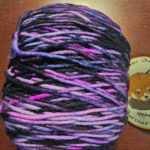 1 skein - Silver Outcast - Outcast Relics Yarn 100% SW Merino Wool -Color Nebula - Bild 2 von 3