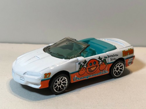 MATCHBOX 1998 CAMARO SS CONVERTIBLE WHITE FLORIDA ACROSS AMERICA SERIES  - Picture 1 of 3