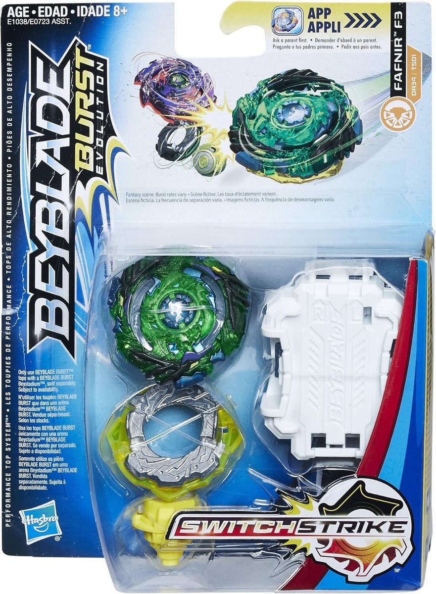Beyblade Burst Evolution SwitchStrike - Fafnir F3 - DR34/TS01