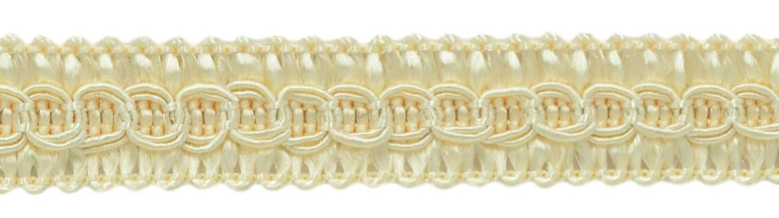 Scroll Gimp Braid Trim, Style# 0050SG, Color# A2 - Cream Ivory [14 Yards]