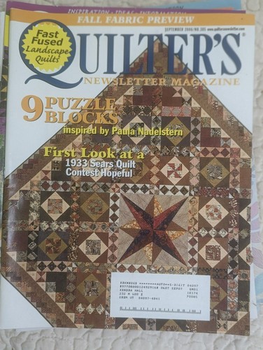 Quilter's Newsletter Magazin Quilten Ideen Muster - Bild 152 von 168