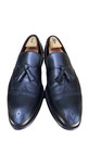 Magnanni Bergdorf Goodman Black Leather Wingtip Tassel Loafer Dress  45 = US 12 — photo 10