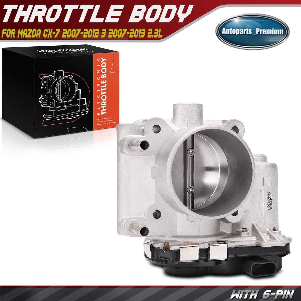 SCITOO Throttle Body For Mazda CX-7 2.3L (2007-2012) – Replaces L35M13640, L3K913640