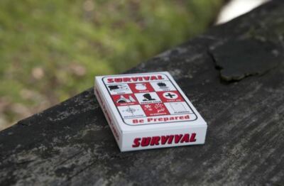 Speedhook Survival Playing Cards With Info on Surviving in Outdoor Emergencies