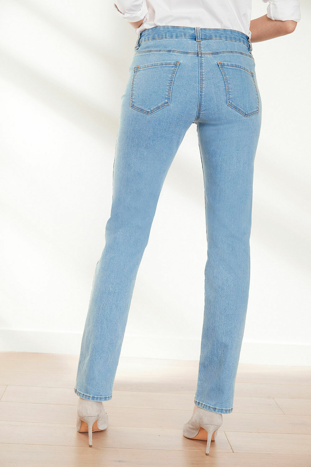 Ex Bon Marche Slim Leg Jeans Susie Range Various Lengths 8 Colours Sizes 828 eBay