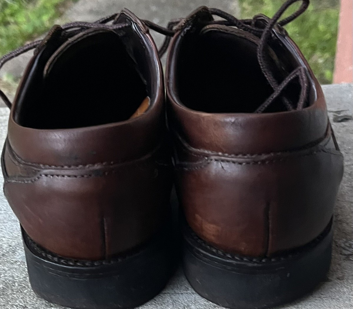 Allen Edmonds Rubber Soled Leather Shoe Brown Lace Up 9.5B VIBRAM sole comfy Allen Edmonds Slip Resistant Dress Shoes for Men for sale | eBay main image 2