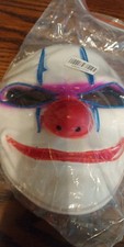 Halloween Scary Clown light up Mask New comes with cord as seen in pictures