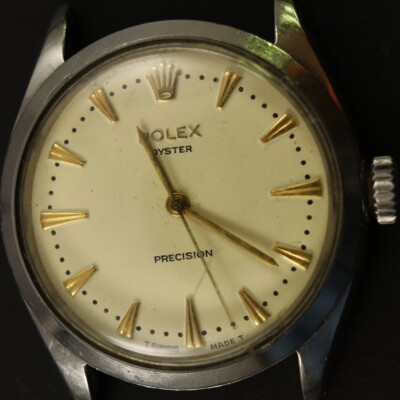 C. 1955 ROLEX Oyster Precision Ref #6480 w/ Manual Wind Movement