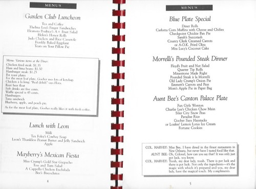 ANDY GRIFFITH TV SHOW, AUNT BEE'S MAYBERRY COOKBOOK, 1991, OPIE, BARNEY - Picture 8 of 12