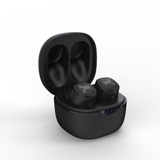 WeSC Black True Wireless Headphones In-Ear Audio Earbuds Earphones Microphone