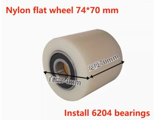 Forklift Hydraulic Pallet Hand Pallet 74*70mm Wheel with Bearings 6204
