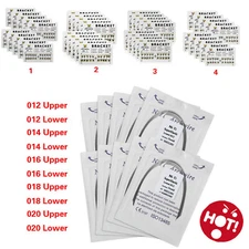 Dental Orthodontic Bracket Braces Roth/MBT 345 Hooks /Round Super Arch Wire Niti