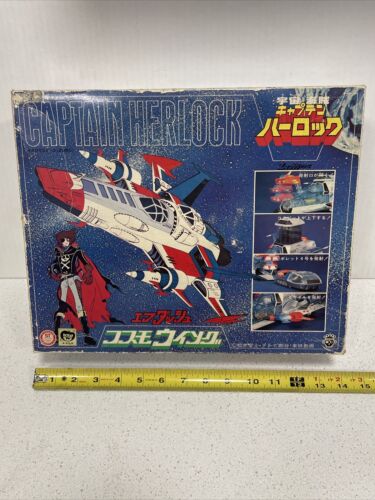 RARE Large 1979 Vintage Takara Captain Harlock Cosmo Wing DX Space Ship Popy - Picture 1 of 21