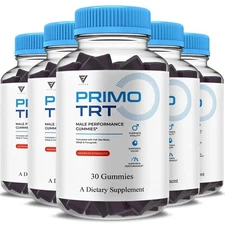 (5 Pack) Primo TRT Performance Gummies, PrimoTRT Energy Support (5 Month Supply)