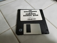 The Solutions and cheats bonus disk Brady games 3.5" PC