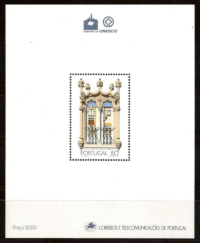 [97] Portugal 1988, Block MNH** Portuguese Painting,Window, Maluda, Lubrapex