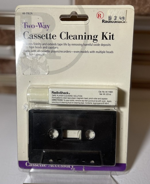 RadioShack 2 Way Cassette Cleaning Kit 44 1162 for sale online eBay