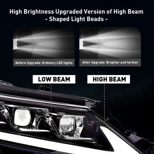 LED Headlights For Toyota Camry 8Th Gen 2018-2024 Head Lamp Sequential Assembly - Picture 14 of 24