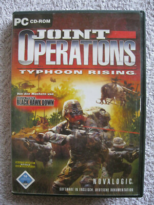 PC CD Rom Spiel Jonit Operations Typhoon Rising + Escalation Addon Escalation