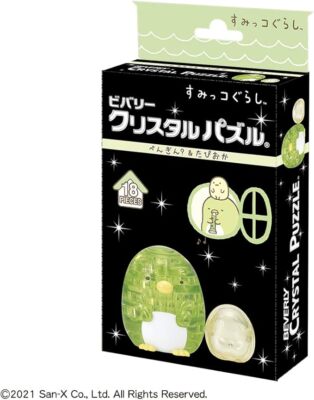 Crystal 3D Puzzle Sumikko Gurashi Penguin? & Tapioca 18 Pieces