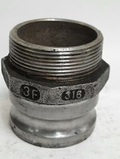 3" ALUMINUMER EXTERNAL COUPLING CONNECTOR, STEEL, 3F