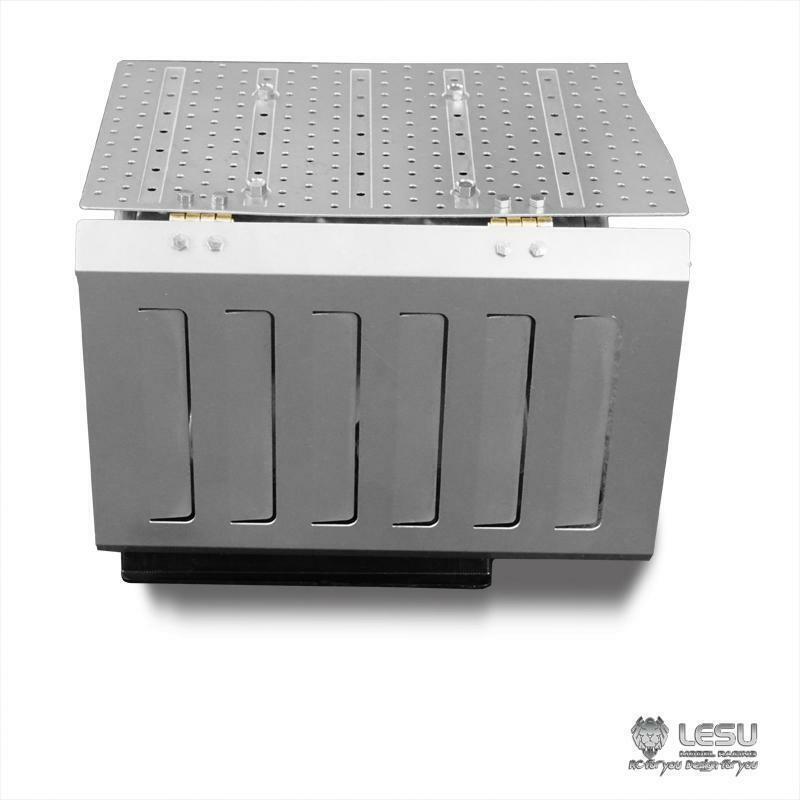 Réservoir échappement Métallique LESU 1/14 Pour Tamiya 3363 3348 1851 - Neuf
