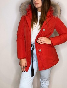 parka woolrich rosso