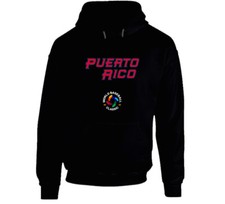 Puerto Rico Wbc World Baseball Classic Black Hoodie