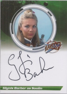 Blakes 7 Series 2 - ULTRA RARE Glynis Barber ''Soolin'' S2GB Autogrammkarte