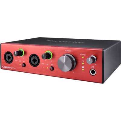 Focusrite Clarett+ 2Pre 10-in / 4-out audio interface for the recording artist